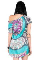 Runway Paisley Mini Dress