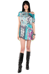 Runway Paisley Mini Dress