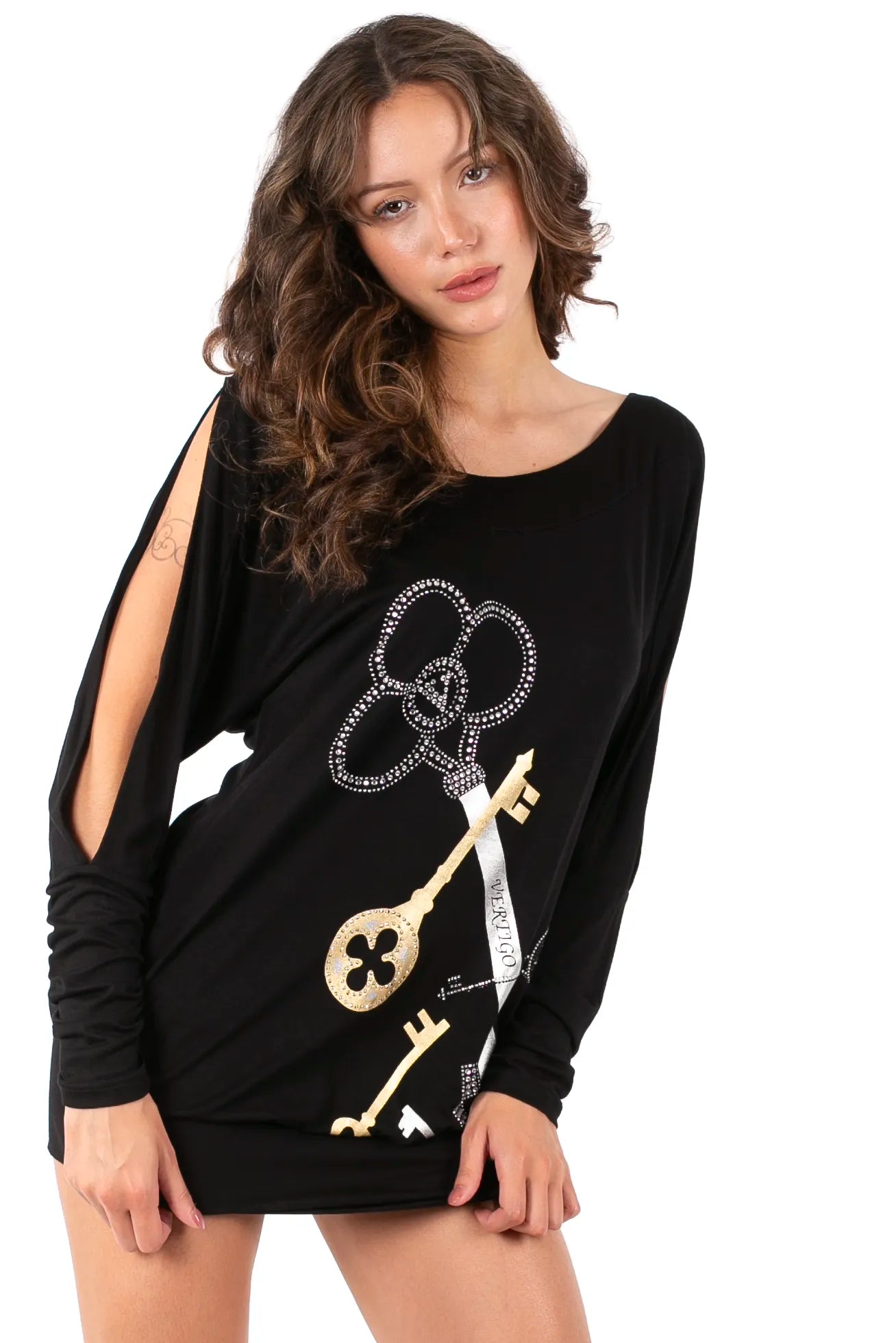 Keys To Chaos Graphic Dress