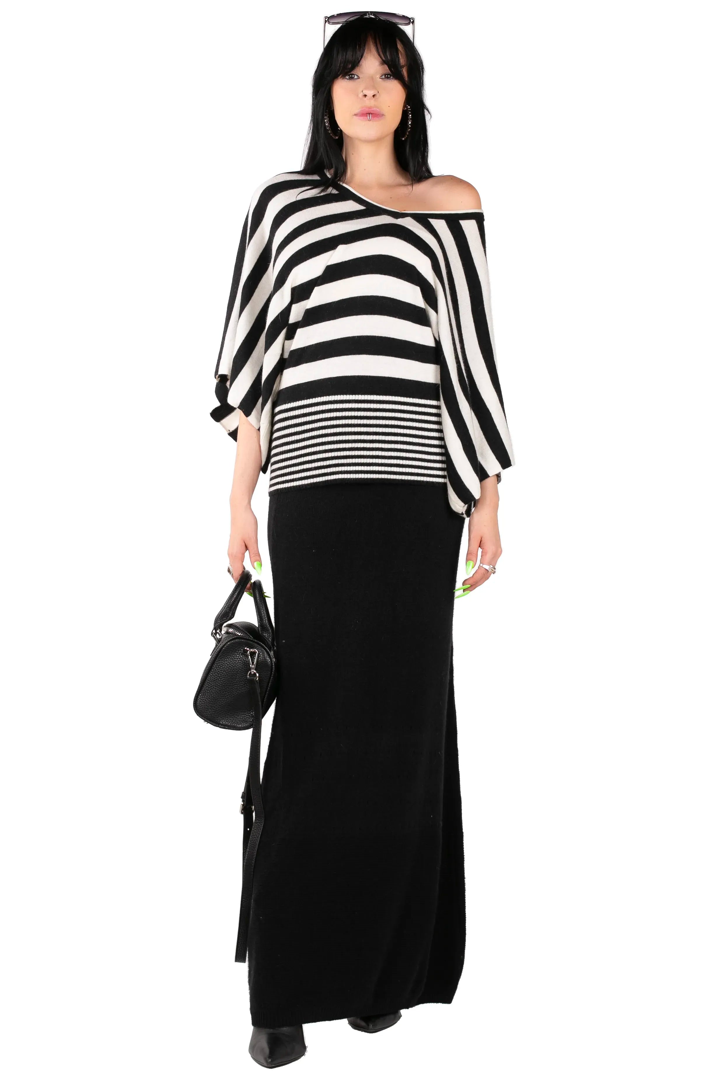 Soft Chaos Knit Maxi Skirt