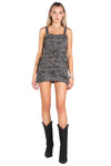 Two-tone Wide-Strap Knit Tank.