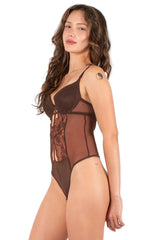 Baby Phat Lace Mesh Underwire Bodysuit – Y2K Lingerie