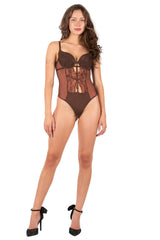 Baby Phat Lace Mesh Underwire Bodysuit – Y2K Lingerie