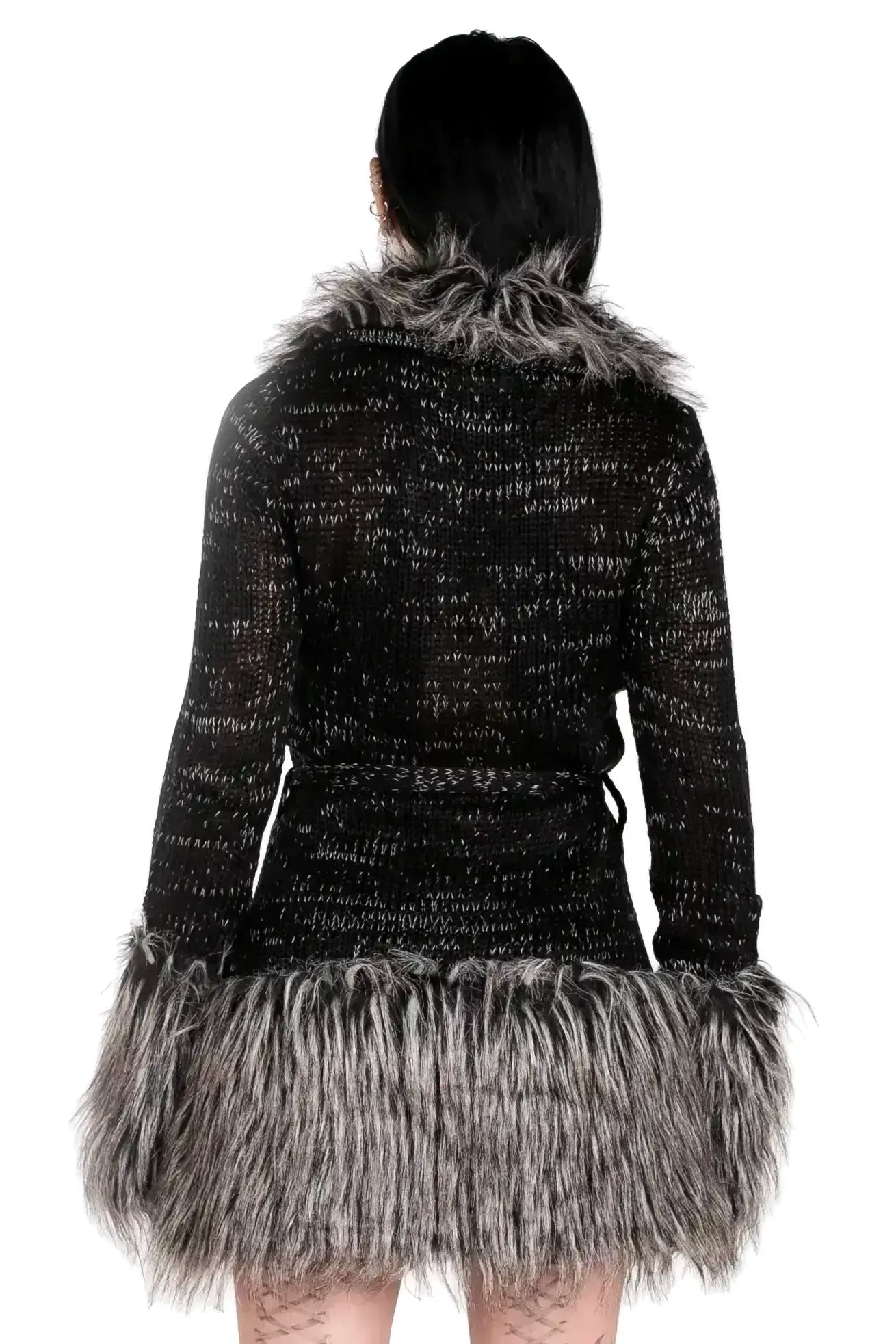 Rich Girl Faux Fur Cardigan