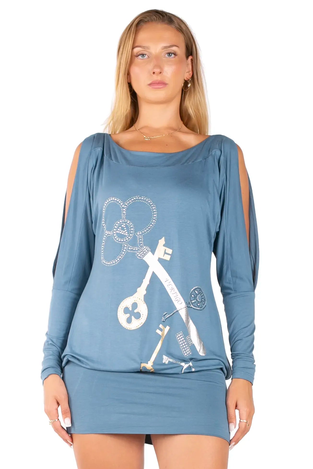 Keys To Chaos Graphic Dress