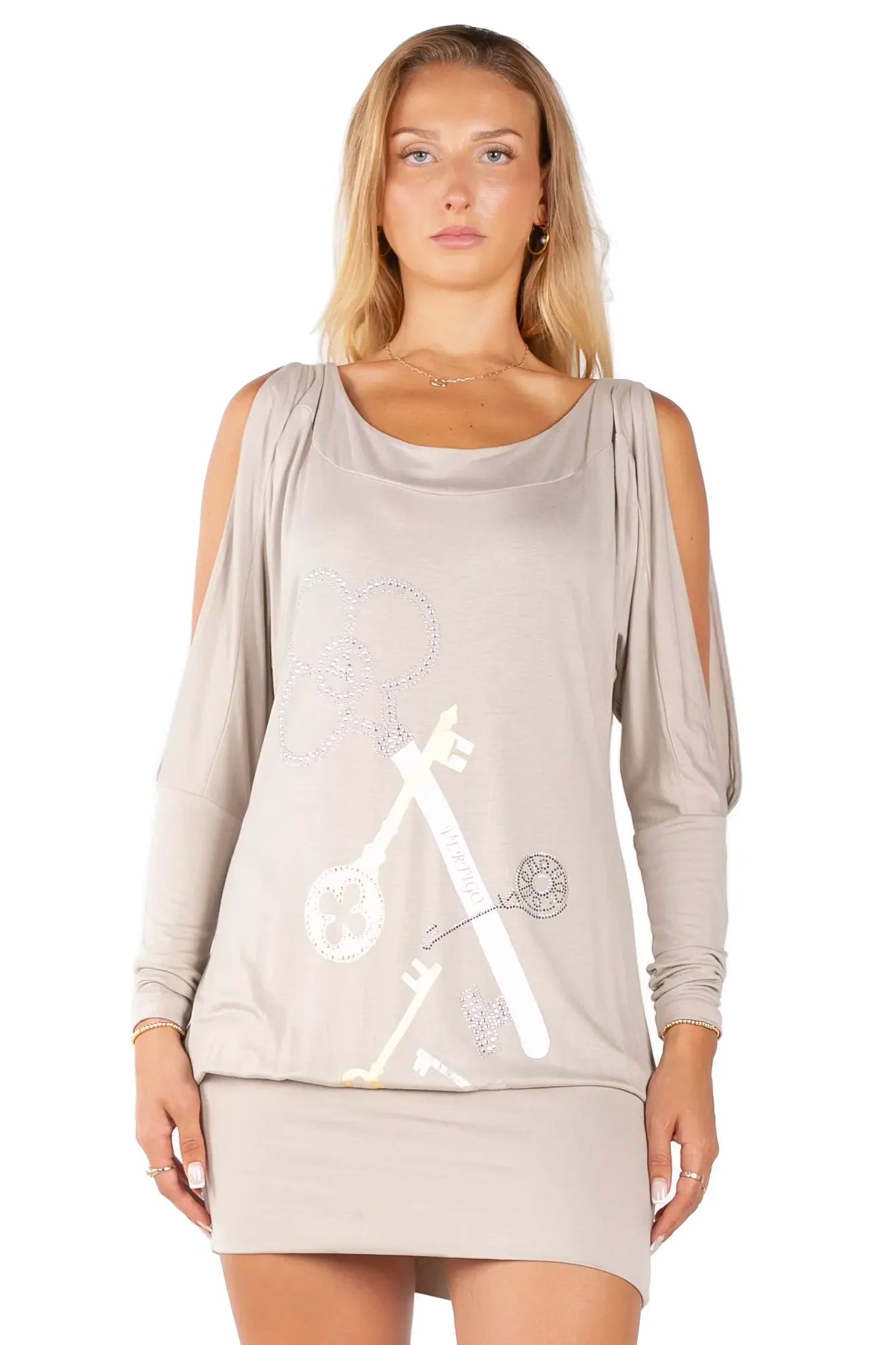 Keys To Chaos Graphic Dress