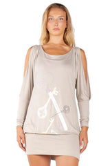 Keys To Chaos Graphic Dress