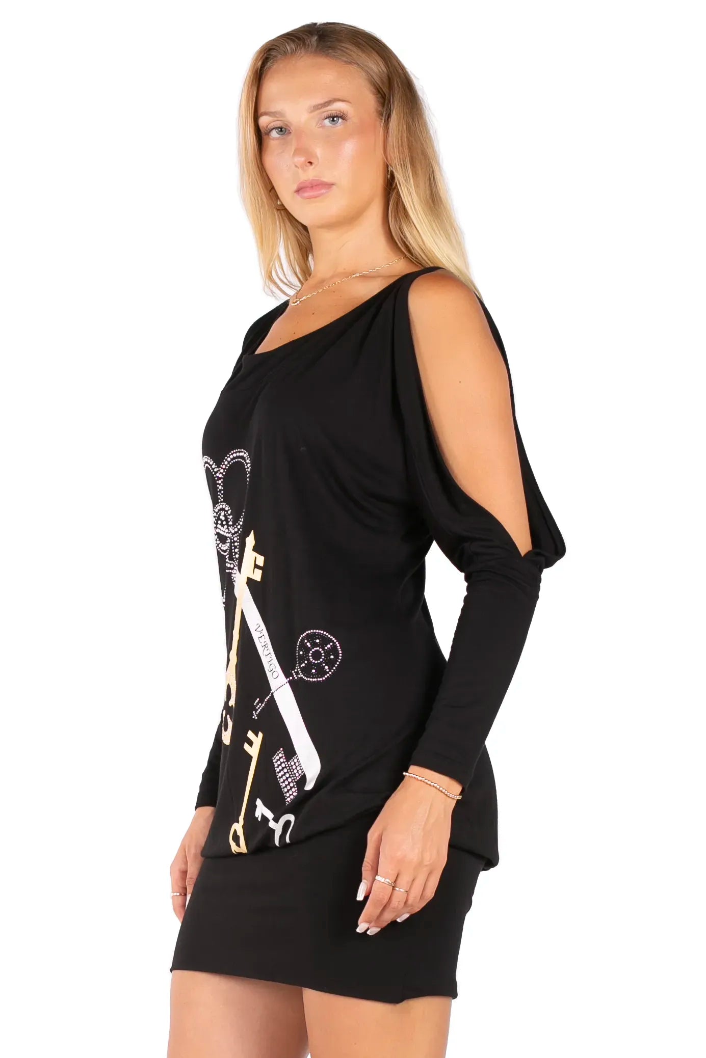 Keys To Chaos Graphic Dress