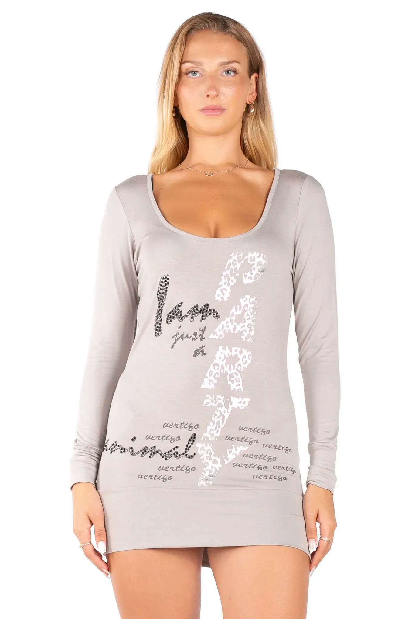 Party Animal Graphic Dress