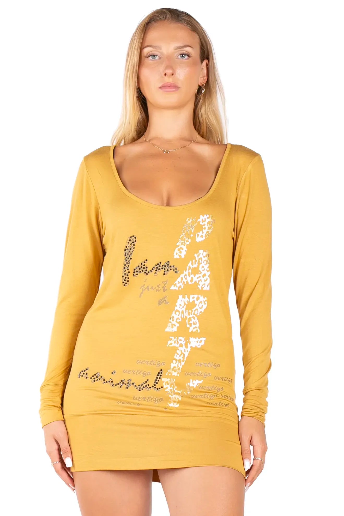 Party Animal Graphic Dress