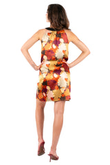 Y2K Printed Sleeveless Mini Tunic Dress – Retro 2000s Abstract & Animal Print Collection