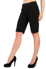 Mid-rise Straight-leg Capris.