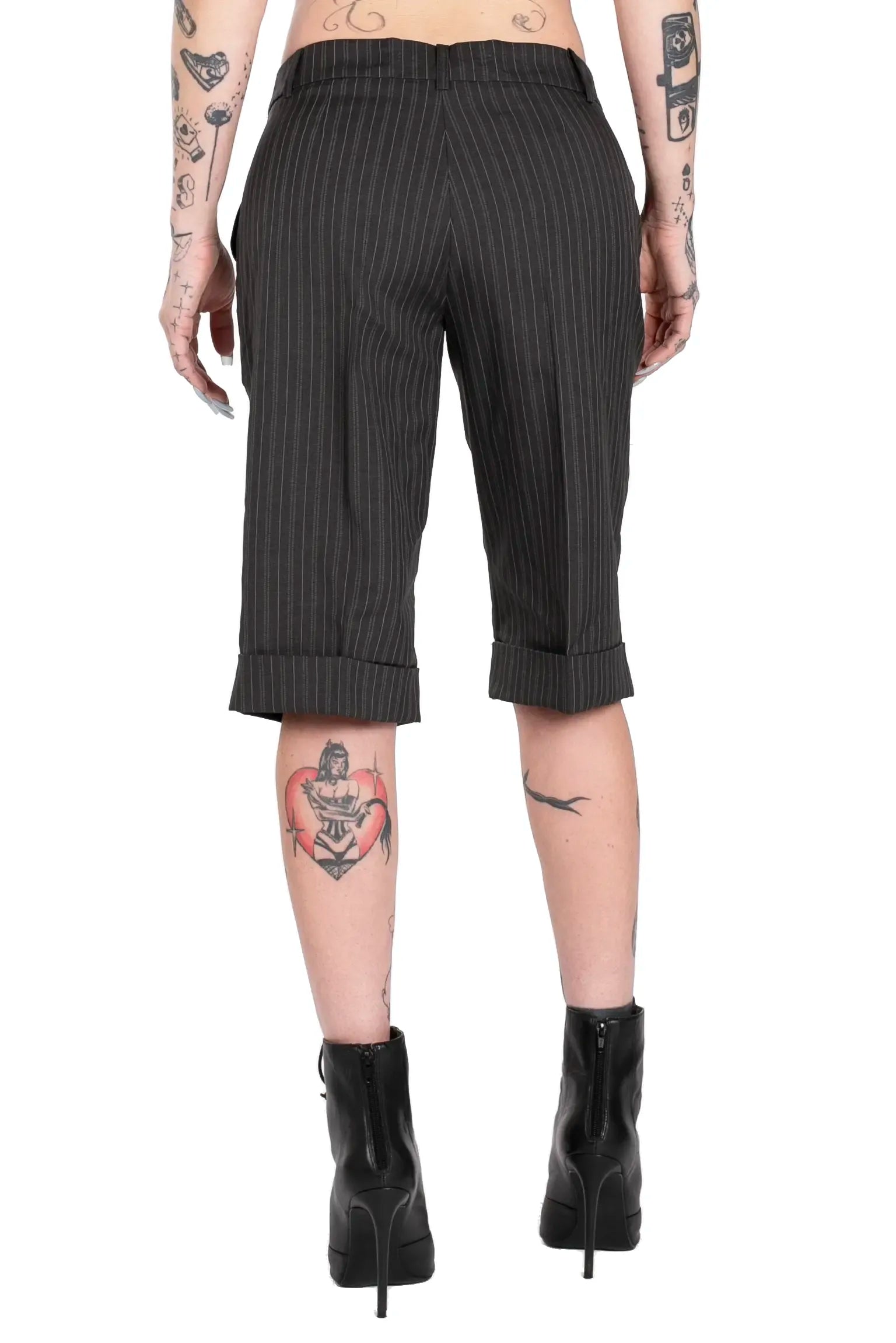 City Girl Pinstripe Capris