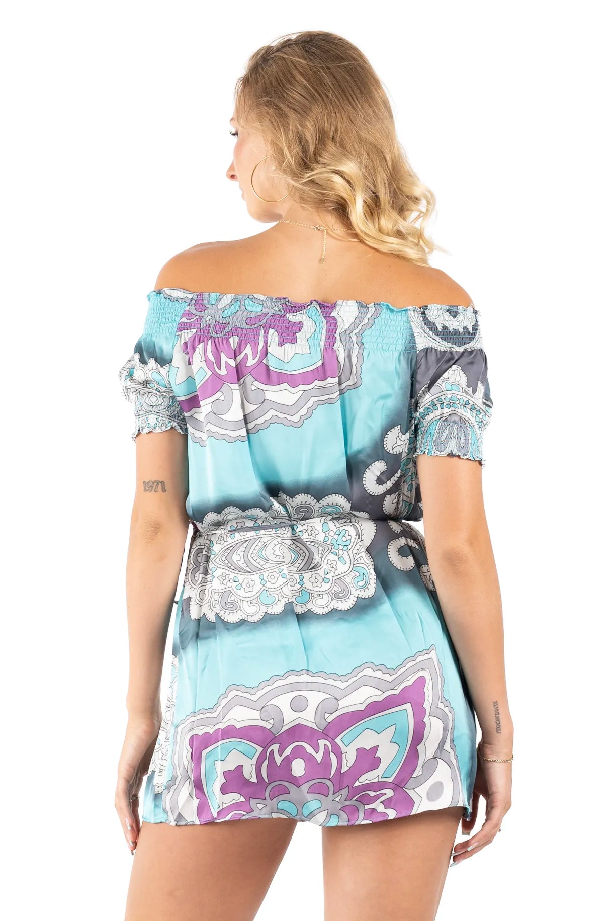 Runway Paisley Mini Dress