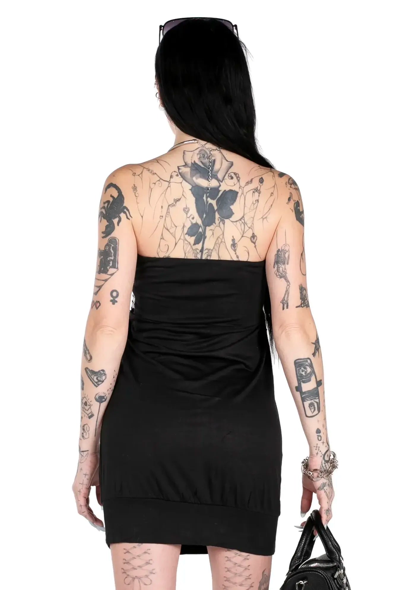 Dazzling StraplessMini-Dress.