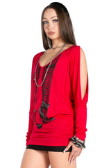 Caught Staring Graphic Tunic
