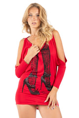 Caught Staring Graphic Tunic
