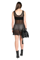 Barely Famous Crochet Tank Dress