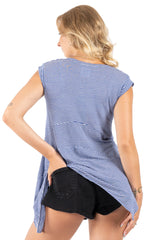 Downtown Stripe Knit Tee