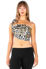 Ed Hardy By Christian Audigier Black Panther & Roses Scarf - Y2K Vintage Leopard Print Knit Muffler