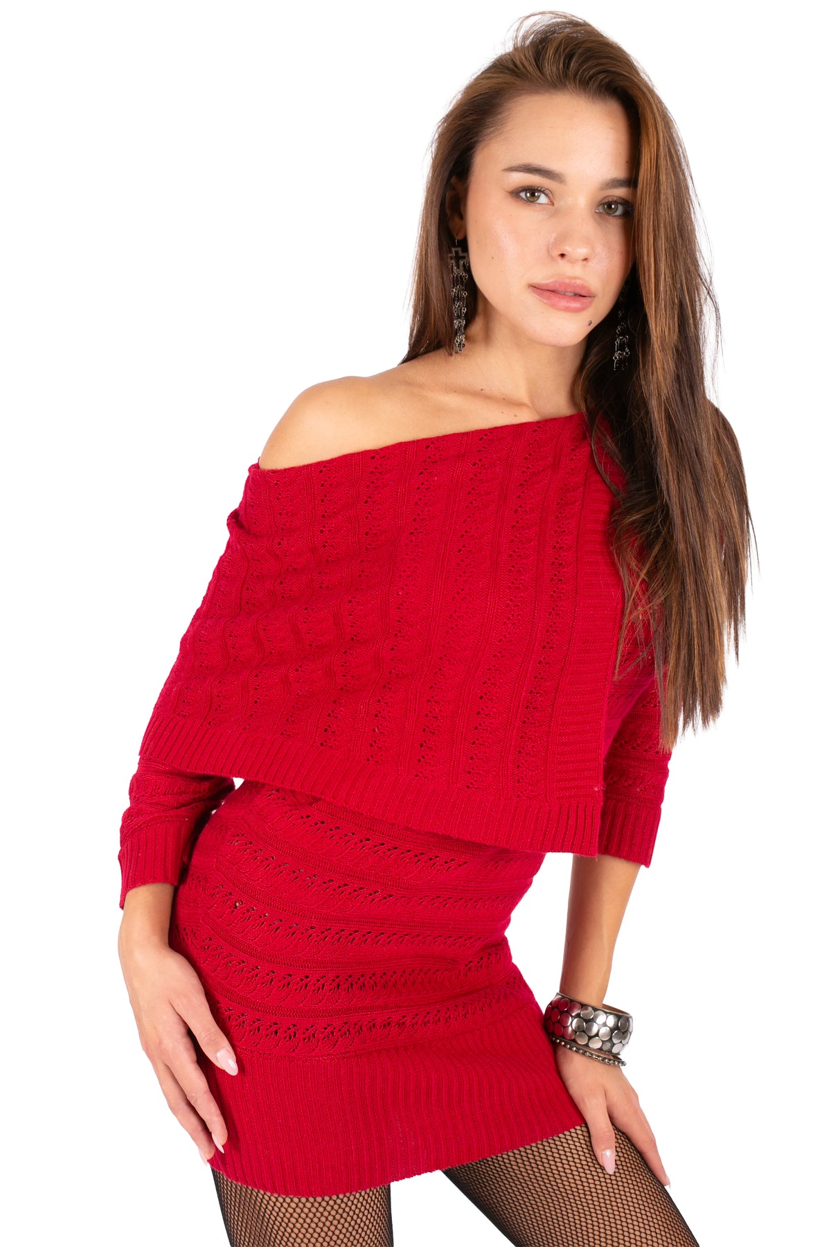 Off-Shoulder Mini Dress