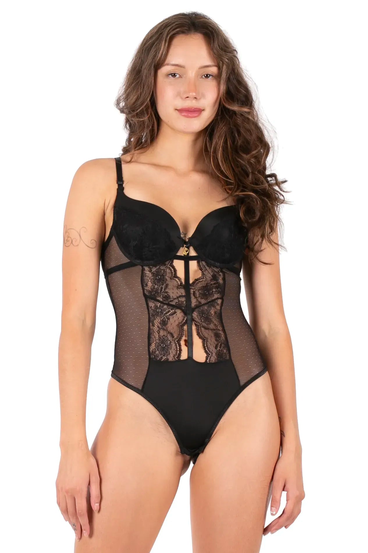 Baby Phat Lace Mesh Underwire Bodysuit – Y2K Lingerie