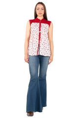 Hopeless Romantic Button Up