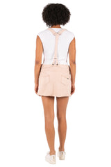 Hale Bob Light Blue Denim Overalls Dress Y2K | Sequin Pocket Mini Skirt Overalls | Adjustable Straps Zip Detail
