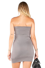 Dazzling StraplessMini-Dress.