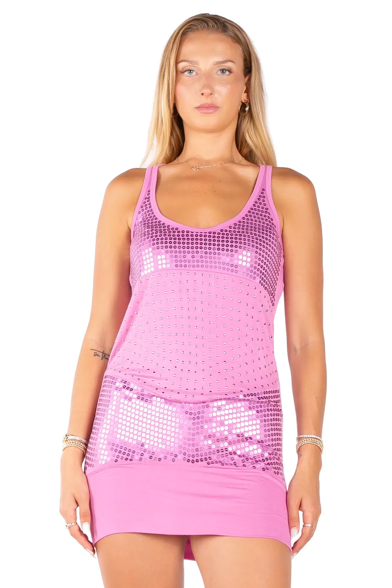 Embellished Racerback Tunic