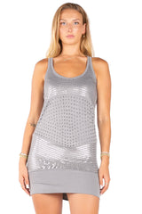 Embellished Racerback Tunic