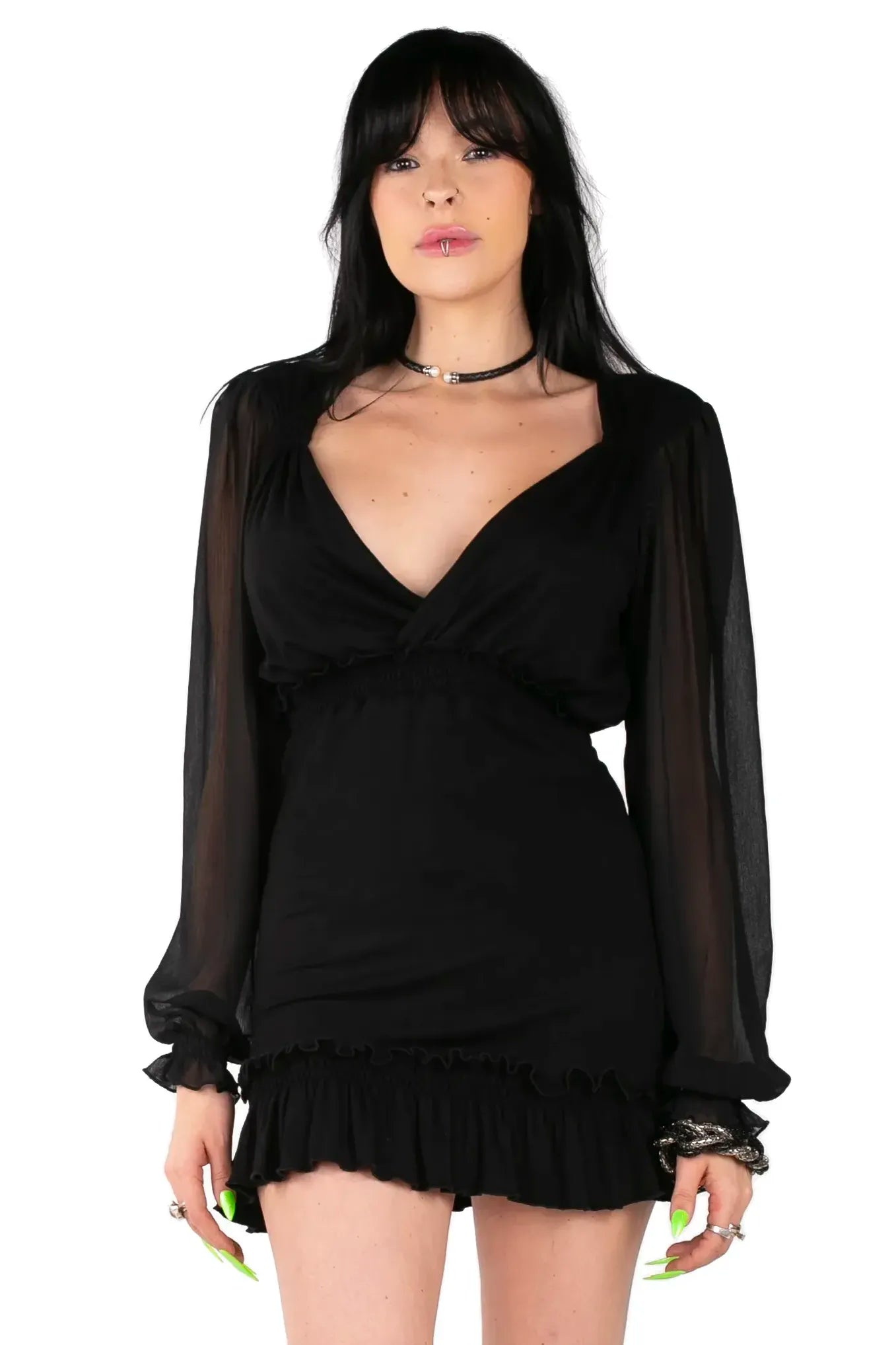 Hopeless Romantic Sheer Dress