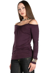 Mixed Signals Cold Shoulder Top