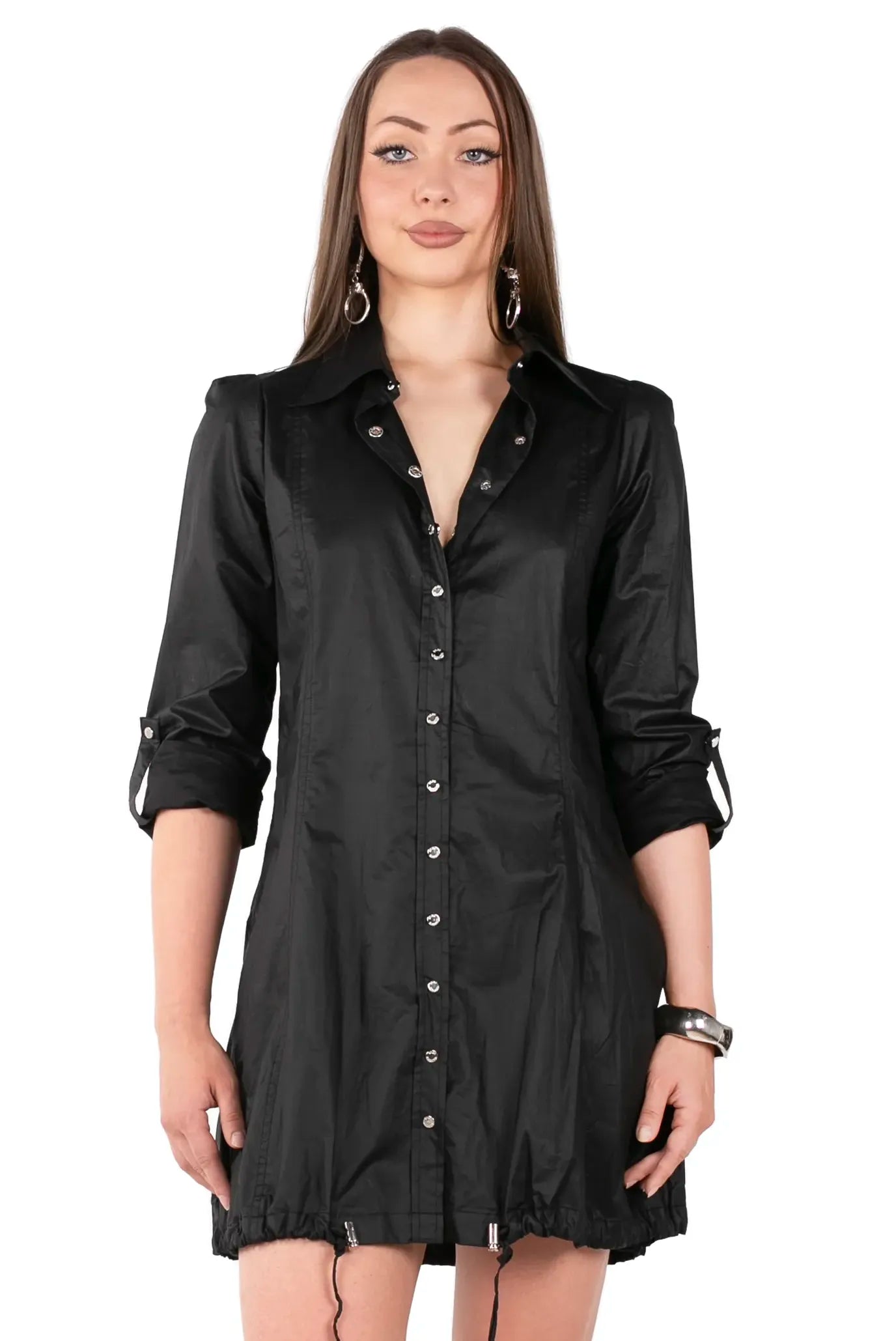 Runway Rules Trench Mini Dress