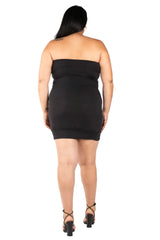 Dazzling StraplessMini-Dress.