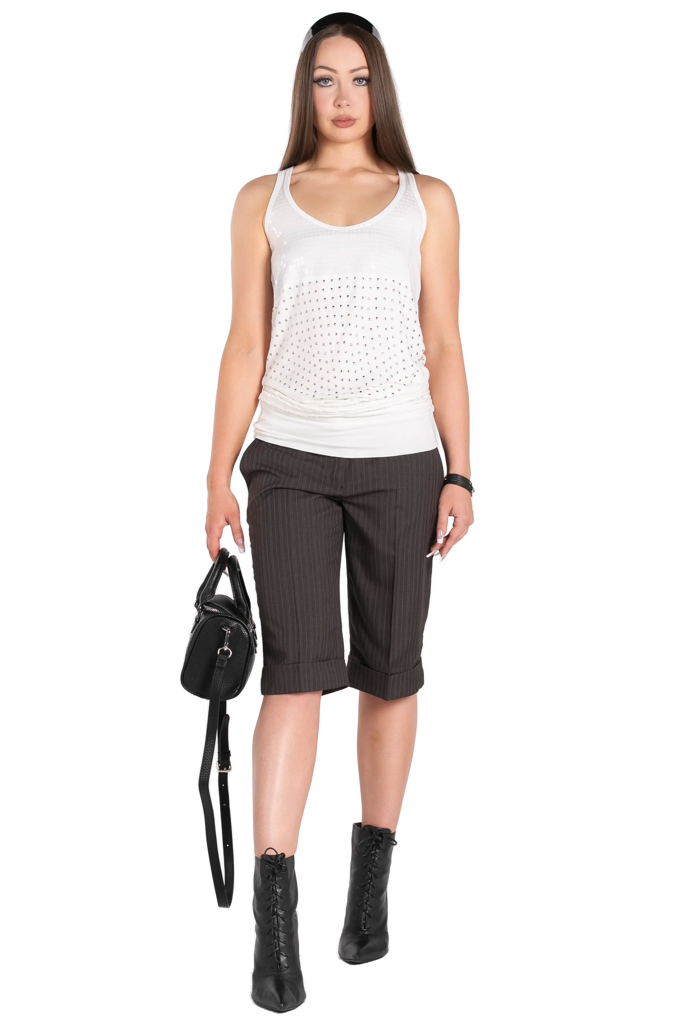 EmbellishedRacerback Tunic.