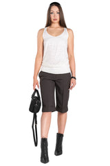 City Girl Pinstripe Capris