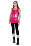 After Party Sequin Racerback Tunic