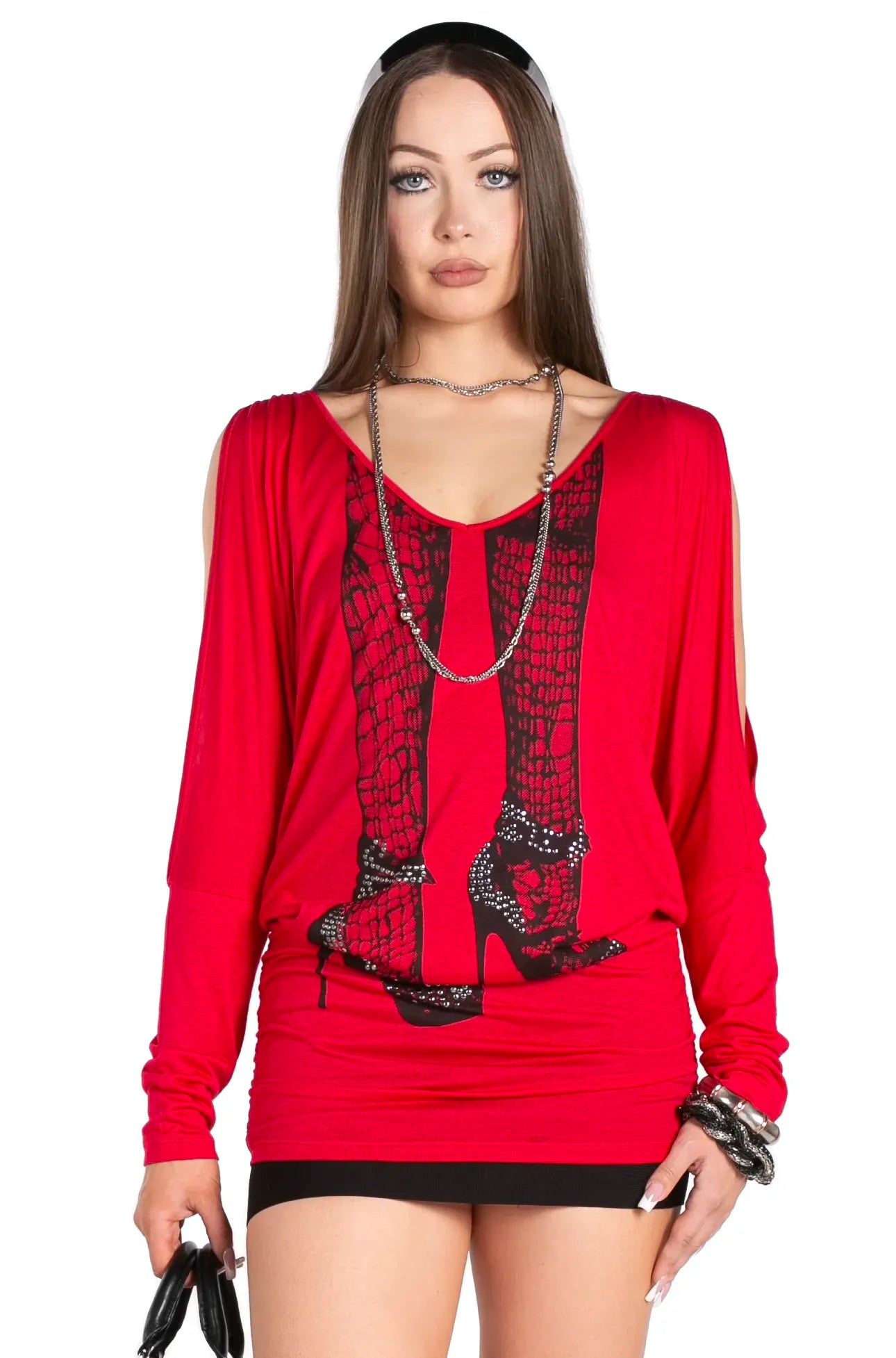 Caught Staring Graphic Tunic