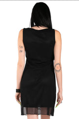 Star Status Rhinestone Mini Dress