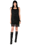 Star Status Rhinestone Mini Dress