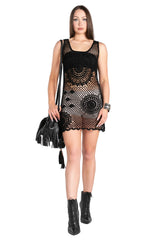 Barely Famous Crochet Tank Dress