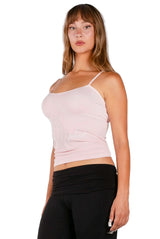 Baby Phat Tone-on-Tone Rhinestone Cami Top - Baby Pink | Y2K Aesthetic Camisole