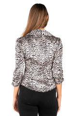 Rich Girl Satin Button Up