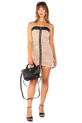 Hot Gossip Ruched Mini Dress