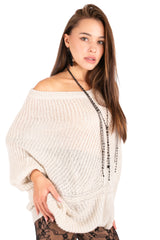 Off-Shoulder Knit Mini Dress